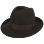 Marengo Fur Felt Bogart Hat by Borsalino dark brown