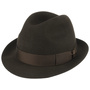 Marengo Trilby Fur Felt Hat by Borsalino dark brown