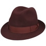 Marengo Trilby Fur Felt Hat by Borsalino bordeaux