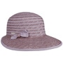 Paglina Straw Cap by Seeberger lilac