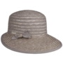 Paglina Straw Cap by Seeberger grey