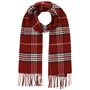 Checked Cashmink Scarf by Lipodo dark red