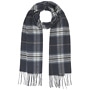 Checked Cashmink Scarf by Lipodo navy
