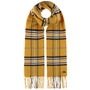 Checked Cashmink Scarf by Lipodo yellow
