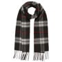 Checked Cashmink Scarf by Lipodo black