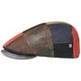 Capri Bic Leather Patchwork Flat Cap by Lierys mixed colours