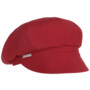Rainy Day Newsboy Cap by Seeberger red