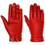 Classic Nappa Leather Women´s Gloves by Caridei red