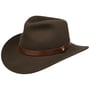 Oklahoma Wool Felt Western Hat by Stetson darkolive