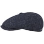 Hatteras Shetland Wool Flat Cap by Stetson navy