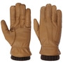 Deer Cashmere Leather Gloves by Stetson light brown