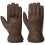 Deer Cashmere Leather Gloves by Stetson brown-grey