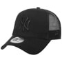 A-Frame Jersey NY Trucker Cap by New Era black