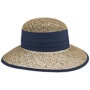 Talea Beach Straw Hat by Seeberger blue
