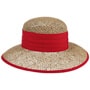 Talea Beach Straw Hat by Seeberger red