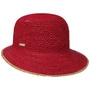 Jalima Raffia Straw Hat by Seeberger nature-red