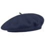 Beret with Cashmere by Barascon navy