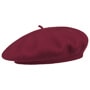 Beret with Cashmere by Barascon bordeaux
