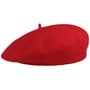 Beret with Cashmere by Barascon red