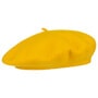 Beret with Cashmere by Barascon yellow