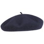 Beret with Cashmere and Lining by Barascon navy