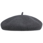 Beret with Cashmere and Lining by Barascon dark grey