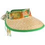 Summer Mood Straw Visor by Lierys green