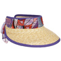Summer Mood Straw Visor by Lierys purple