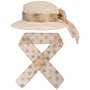 Sun Pattern All-in-One Scarf by Lipodo beige