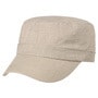 Linen Army Cap by Lipodo beige