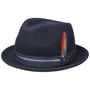 Comaro Player Hat Wool Felt Hat by Stetson navy