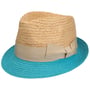 Dalona Trilby Straw Hat by McBURN nature-blue