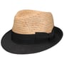 Dalona Trilby Straw Hat by McBURN black