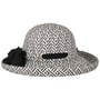 Bernadette Upward Brimmed Hat by McBURN black-white