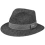 Nark Traveller Toyo Straw Hat by Stetson anthracite-black