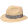 Nark Traveller Toyo Straw Hat by Stetson beige-mottled