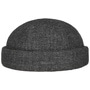 Vangordon Linen-Mix Docker Hat by Stetson anthracite-mottled