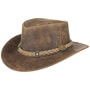 William Leather Hat by Scippis brown
