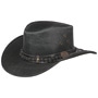 William Leather Hat by Scippis black