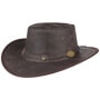 Springbrook Leather Hat by Scippis brown
