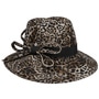 Floppy Hat with Leopard Print by Lierys brown-mottled