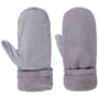 Fake Fur Mittens by Seeberger grey