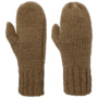 Mittens with Fleece Lining by Seeberger light brown