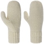 Mittens with Fleece Lining by Seeberger cream white