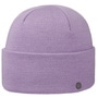 Fine Merino Colour Knit Hat with Cuff by Lierys lilac