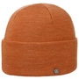 Fine Merino Colour Knit Hat with Cuff by Lierys terracotta