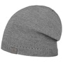 Fine Merino Classic Oversize Beanie Hat by Lierys grey