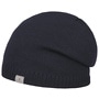 Fine Merino Classic Oversize Beanie Hat by Lierys navy