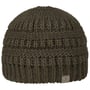 Knit Alpaca Beanie with Ponytail Hole by Lierys olive
