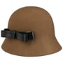 Lianda Cloche Wool Felt Hat by Lierys brown